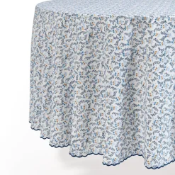 Sharland England Place Settings & Linens|Round Little Flower Tablecloth