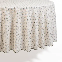 Sharland England Place Settings & Linens|Round Little Flower Tablecloth