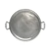 Match Kitchen|Silver|Round Tray with Handles