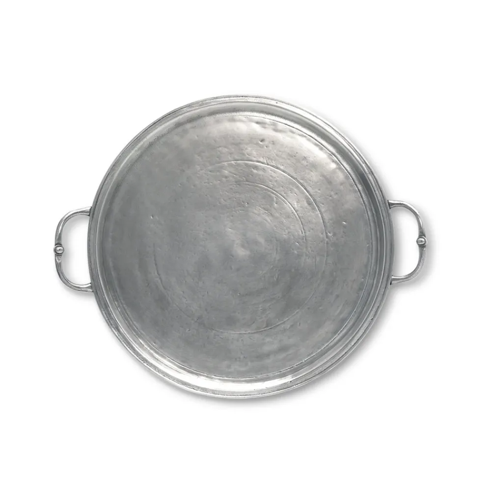 Match Dinnerware|Round Tray with Handles, Small