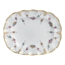 Royal Crown Derby Dinnerware|Royal Antoinette Medium Oval Platter