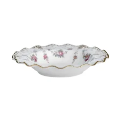 Royal Crown Derby Dinnerware|Royal Antoinette Rimmed Soup Bowl