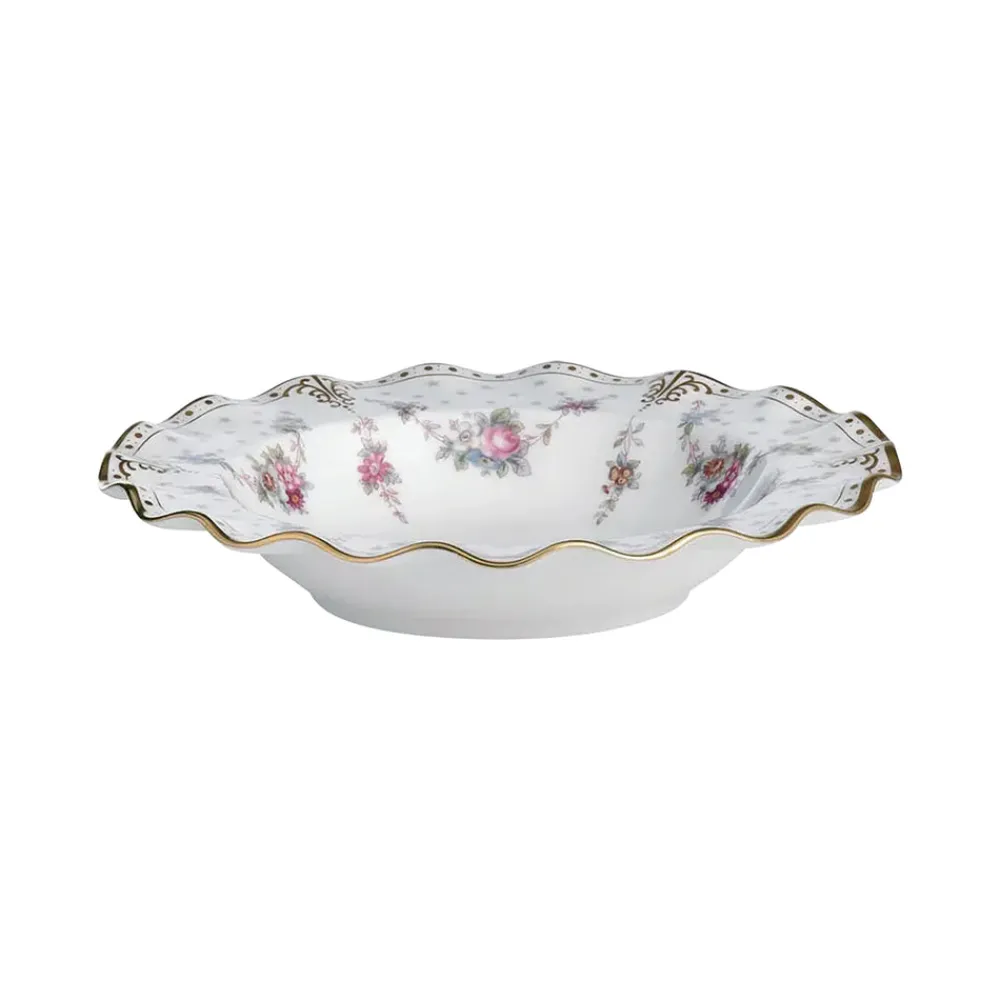Royal Crown Derby Dinnerware|Royal Antoinette Rimmed Soup Bowl