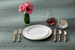 Fortessa Flatware|Royal Pacific Brushed Champagne Flatware Set