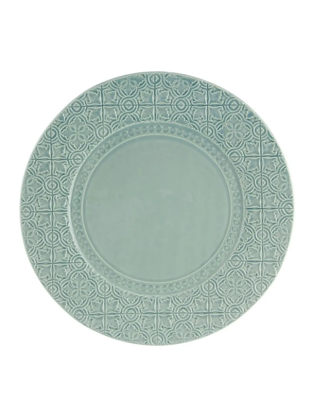 Bordallo Pinheiro Dinnerware|Rua Nova Charger Plate in Morning Blue