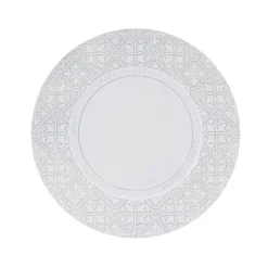 Bordallo Pinheiro Dinnerware|Rua Nova Charger Plate in White Antique