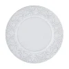 Bordallo Pinheiro Dinnerware|Rua Nova Dinner Plate in White Antique