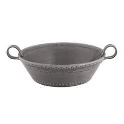 Bordallo Pinheiro Dinnerware|Rua Nova Salad Bowl in Anthracite