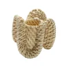 Kim Seybert Place Settings & Linens|Ruffle Napkin Ring in Natural, Set of 4