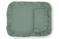 TriChi Design Place Settings & Linens|Ruffles Sea Sonen Placemat, Set of 4