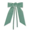 TriChi Design Décor|Place Settings & Linens|Sage Green Velvet Napkin Bows, Set of 4