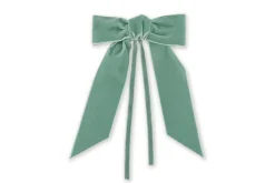 TriChi Design Décor|Place Settings & Linens|Sage Green Velvet Napkin Bows, Set of 4