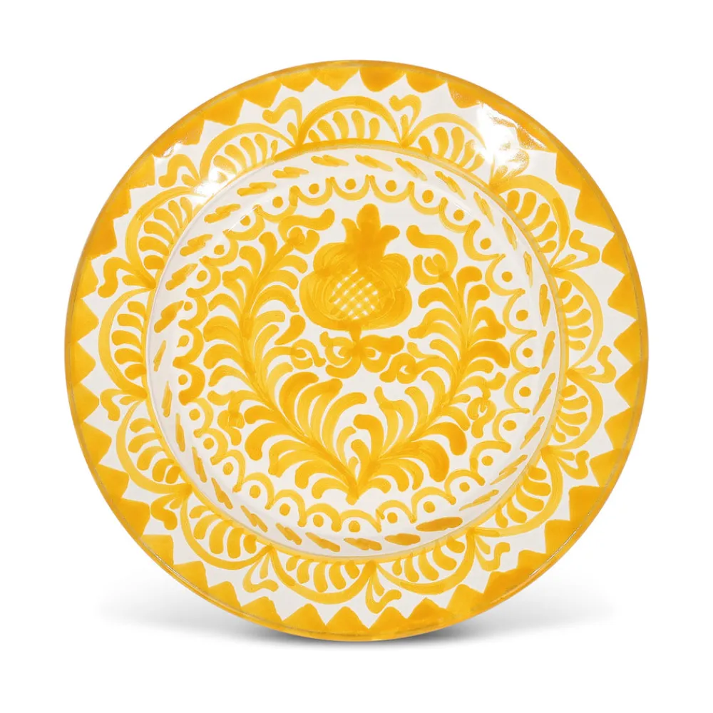 Pomelo Casa Dinnerware|Salad Plate With Hand Painted Designs