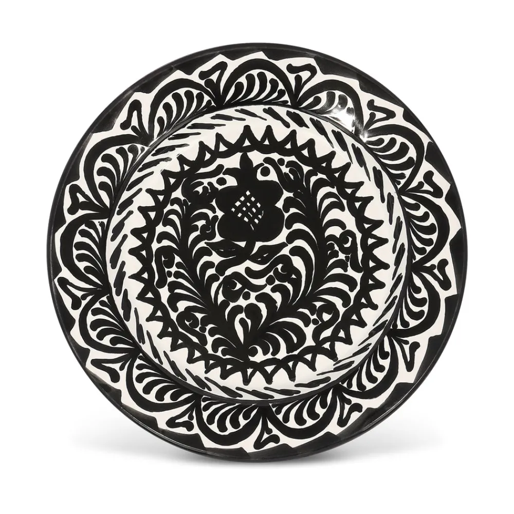 Pomelo Casa Dinnerware|Salad Plate With Hand Painted Designs