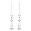 AERIN Candles|Sancia Extra Tall Taper Candleholders in Gold Rim in, Set of 2