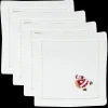 Henry Handwork Place Settings & Linens|Santa Cocktail Napkin Set