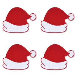 Chefanie Place Settings & Linens|Santa's Hat Cocktail Napkins, Set of 4