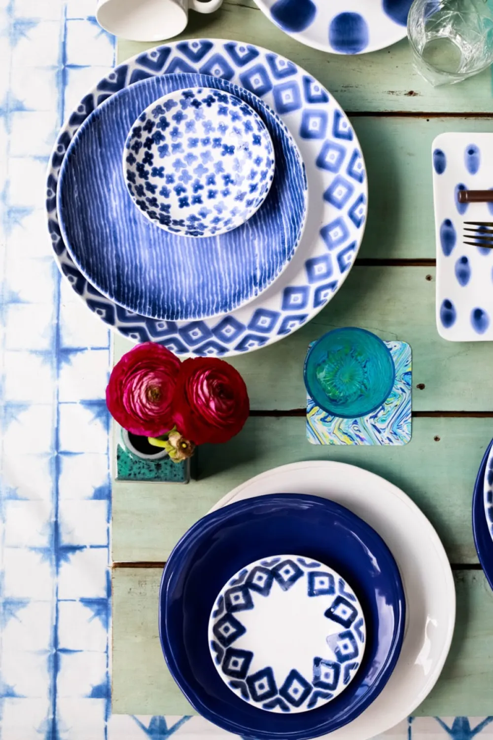 VIETRI Dinnerware|Santorini Assorted Condiment Bowls, Set of 4