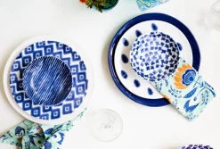 VIETRI Dinnerware|Santorini Dot Salad Plate