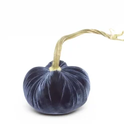 Hot Skwash Living|Décor|Sapphire Silk Velvet Pumpkin