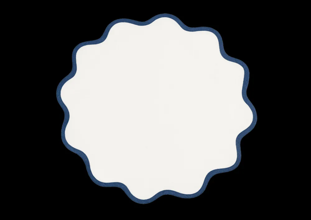 Matouk Place Settings & Linens|Scallop Edge Circle Placemat, Set of 4