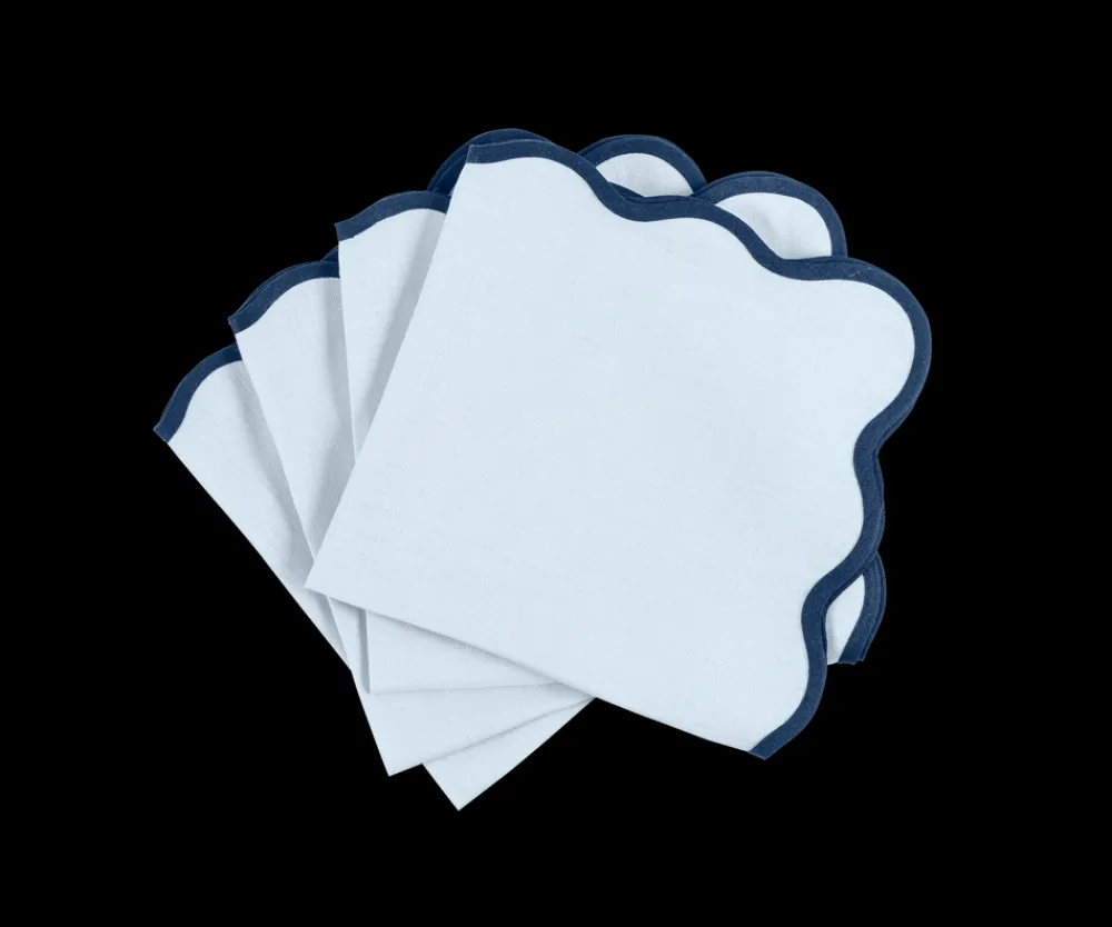 Matouk Place Settings & Linens|Scallop Edge Napkin, Set of 4