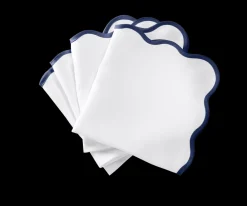 Matouk Place Settings & Linens|Scallop Edge Napkin, Set of 4