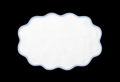 Matouk Place Settings & Linens|Scallop Edge Oval Placemat, Set of 4