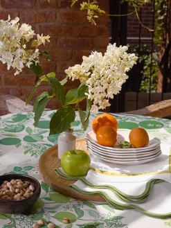 Matouk Place Settings & Linens|Scallop Edge Oval Placemat, Set of 4