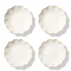 AERIN Dinnerware|Scalloped Appetizer Plates, Set of 4