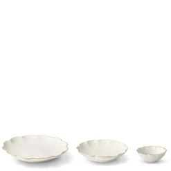 AERIN Dinnerware|Scalloped Nesting Serving Dishes, Set of 3