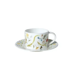 Twig NY Dinnerware|Scandinavian Floral Cup and Saucer