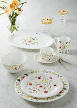 Twig NY Dinnerware|Scandinavian Floral Cup and Saucer
