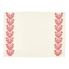 Cabana Place Settings & Linens|Schemata Embroidered Linen Placemat in Pink