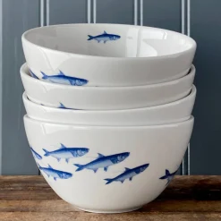 Caskata Dinnerware|School of Fish Tall Cereal Bowl