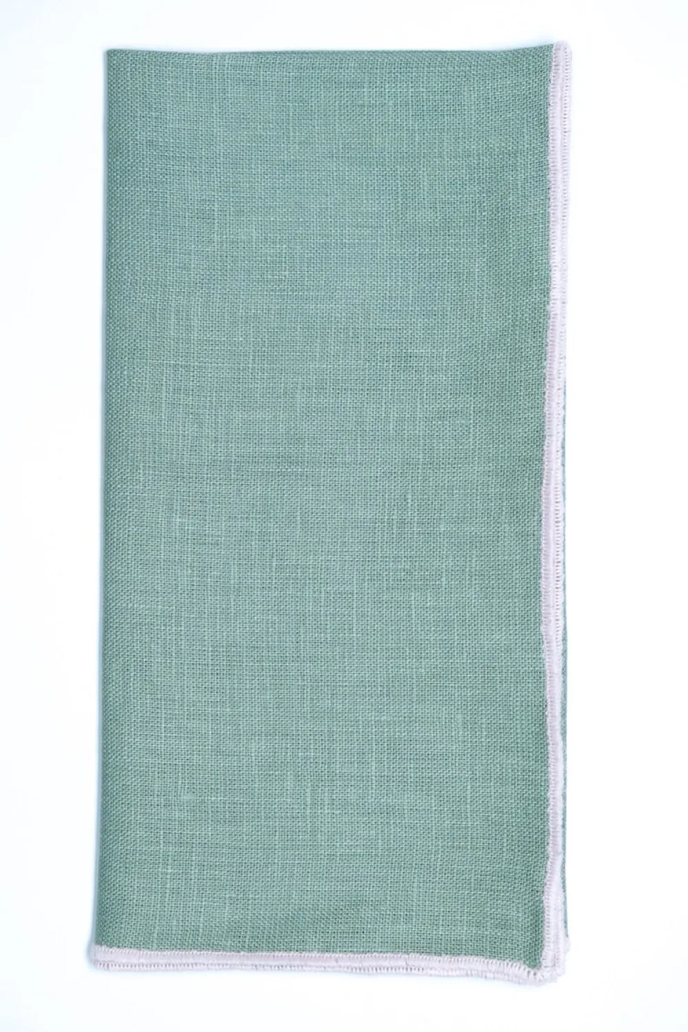 TriChi Design Place Settings & Linens|Sea Sonen Napkin Pink Small Trim, Set of 4