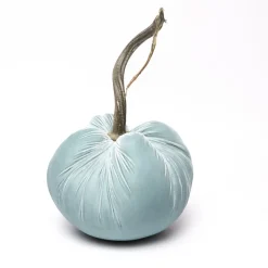 Hot Skwash Living|Décor|Seafoam Silk Velvet Pumpkin