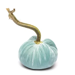 Hot Skwash Living|Décor|Seafoam Silk Velvet Pumpkin