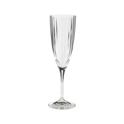 Costa Nova Glassware|Sensa Collection Flutes in Clear, Set of 6