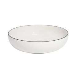 Made In Dinnerware|Serving Bowl in Navy Rim