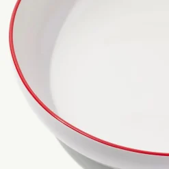 Made In Dinnerware|Serving Bowl in Red Rim