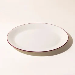 Made In Dinnerware|Serving Platter in Red Rim