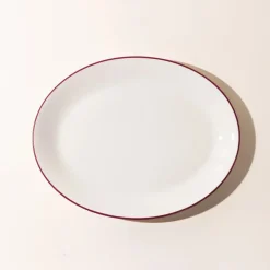 Made In Dinnerware|Serving Platter in Red Rim