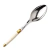 Jean Dubost Laguiole Flatware|Serving Spoon Ivory