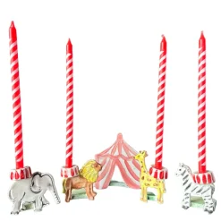 Tricia Lowenfield Dinnerware|Set of Animal Crackers Cake Toppers