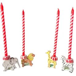 Tricia Lowenfield Dinnerware|Set of Animal Crackers Cake Toppers