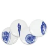 Caskata Dinnerware|Shells Canapé Plates Boxed, Set of 4
