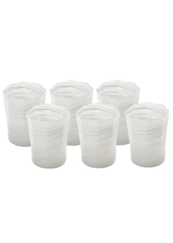 Craft Advisory Glassware|Short Hand Blown Tumbler in Grey, Set of 6