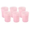 Craft Advisory Glassware|Short Hand Blown Tumbler in Pink, Set of 6