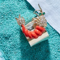 Joanna Buchanan Place Settings & Linens|Shrimp Napkin Rings, Set of Two